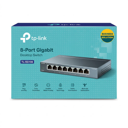 Switch 8 Port mit Verpackung